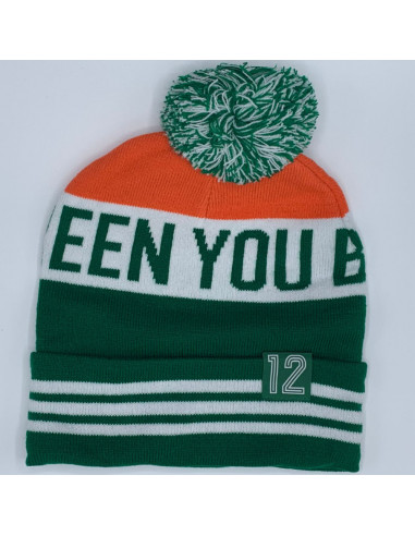 YBIG Ireland Fans Bobble Hat